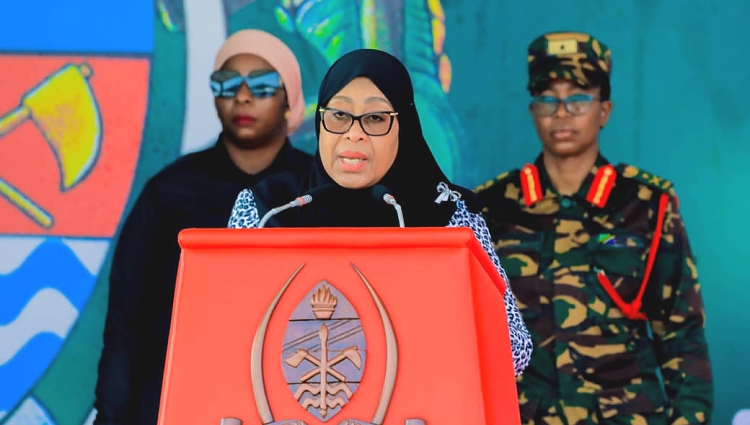 Rais Mhe. Dkt. Samia Suluhu Hassan akifunga Maonesho ya Nanenane 2025, viwanja vya Nzuguni Jijini Dodoma