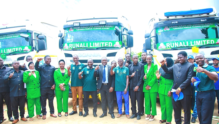 Dkt. Benson Ndiege Azindua Malori ya Mizigo ya Chama Kikuu cha Ushirika RUNALI
