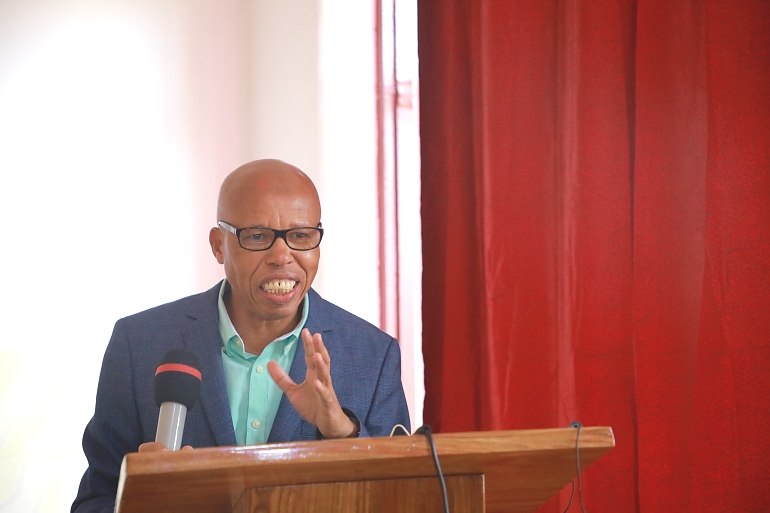 Katibu Tawala Mkoa wa Morogoro Mussa Ali Mussa akizungumza wakati wa ufunguzi wa Mafunzo ya MUVU mjini Morogoro